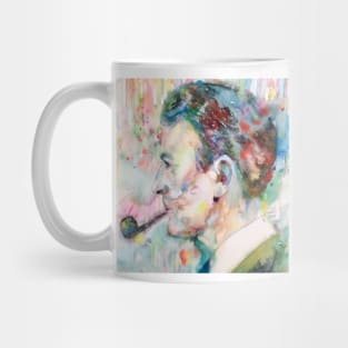 RAYMOND CHANDLER - watercolor portrait .1 Mug